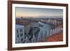 Sunset over rooftops, Venice, UNESCO World Heritage Site, Veneto, Italy, Europe,-Frank Fell-Framed Photographic Print