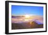 Sunset over Roque Bentayga, Gran Canaria, Canary Islands, Spain, Atlantic Ocean, Europe-Neil Farrin-Framed Photographic Print