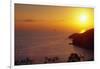 Sunset over Saint Thomas US Virgin Islands-George Oze-Framed Photographic Print