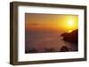 Sunset over Saint Thomas US Virgin Islands-George Oze-Framed Photographic Print