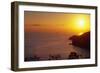 Sunset over Saint Thomas US Virgin Islands-George Oze-Framed Photographic Print