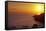 Sunset over Saint Thomas US Virgin Islands-George Oze-Framed Stretched Canvas