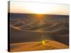 Sunset Over Sand Dunes of Merzouga, Morocco, North Africa, Africa-Michael Runkel-Stretched Canvas
