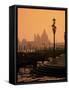 Sunset Over Santa Maria Della Salute, Venice, Veneto, Italy-Roy Rainford-Framed Stretched Canvas