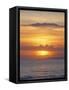 Sunset Over Sea, Costa Del Sol, Andalucia (Andalusia), Spain, Mediterranean-Michael Busselle-Framed Stretched Canvas