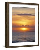 Sunset Over Sea, Costa Del Sol, Andalucia (Andalusia), Spain, Mediterranean-Michael Busselle-Framed Photographic Print