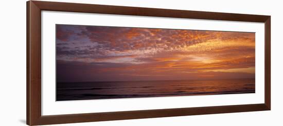 Sunset over Sea-Walter Bibikow-Framed Photographic Print