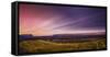 Sunset over Skeidararsandur Outwash Plains, Iceland-Ragnar Th Sigurdsson-Framed Stretched Canvas