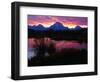 Sunset Over Snake River, Oxbow Bend, Grand Teton National Park, USA-Carol Polich-Framed Photographic Print