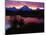 Sunset Over Snake River, Oxbow Bend, Grand Teton National Park, USA-Carol Polich-Mounted Photographic Print