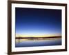 Sunset over Snow Geese on Water-Arthur Morris-Framed Photographic Print