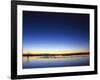Sunset over Snow Geese on Water-Arthur Morris-Framed Photographic Print