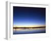 Sunset over Snow Geese on Water-Arthur Morris-Framed Photographic Print