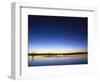 Sunset over Snow Geese on Water-Arthur Morris-Framed Photographic Print