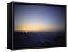 Sunset Over Snowy Mountains in Alaska, USA-Michael Brown-Framed Stretched Canvas