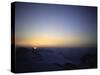 Sunset Over Snowy Mountains in Alaska, USA-Michael Brown-Stretched Canvas