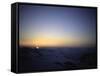 Sunset Over Snowy Mountains in Alaska, USA-Michael Brown-Framed Stretched Canvas