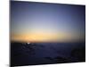 Sunset Over Snowy Mountains in Alaska, USA-Michael Brown-Mounted Photographic Print