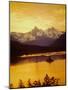 Sunset Over St. Mary Lake in Glacier National Park-Darrell Gulin-Mounted Photographic Print
