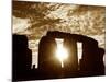 Sunset Over Stonehenge Wiltshire-null-Mounted Photographic Print