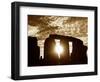 Sunset Over Stonehenge Wiltshire-null-Framed Photographic Print