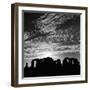 Sunset over Stonehenge-Staff-Framed Photographic Print