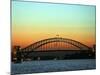Sunset over Sydney Harbor Bridge, Australia-David Wall-Mounted Photographic Print