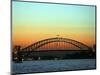 Sunset over Sydney Harbor Bridge, Australia-David Wall-Mounted Photographic Print