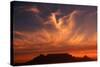 Sunset over Table Mountain-Charles O'Rear-Stretched Canvas