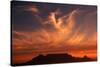 Sunset over Table Mountain-Charles O'Rear-Stretched Canvas