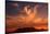 Sunset over Table Mountain-Charles O'Rear-Stretched Canvas