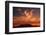 Sunset over Table Mountain-Charles O'Rear-Framed Photographic Print