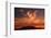 Sunset over Table Mountain-Charles O'Rear-Framed Photographic Print