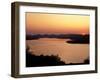 Sunset over Table Rock Lake near Kimberling City, Missouri, USA-Gayle Harper-Framed Photographic Print