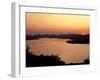 Sunset over Table Rock Lake near Kimberling City, Missouri, USA-Gayle Harper-Framed Photographic Print