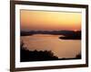 Sunset over Table Rock Lake near Kimberling City, Missouri, USA-Gayle Harper-Framed Photographic Print