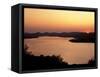 Sunset over Table Rock Lake near Kimberling City, Missouri, USA-Gayle Harper-Framed Stretched Canvas