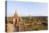 Sunset over Temples of Bagan, Myanmar-Harry Marx-Stretched Canvas