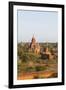 Sunset over Temples of Bagan, Myanmar-Harry Marx-Framed Premium Photographic Print