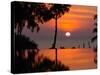 Sunset Over Thailand in the Aftermath of the Tsunami, in Phuket, Thailand-null-Stretched Canvas