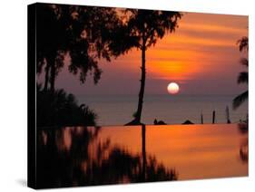 Sunset Over Thailand in the Aftermath of the Tsunami, in Phuket, Thailand-null-Stretched Canvas
