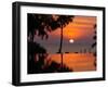 Sunset Over Thailand in the Aftermath of the Tsunami, in Phuket, Thailand-null-Framed Premium Photographic Print