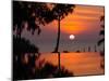 Sunset Over Thailand in the Aftermath of the Tsunami, in Phuket, Thailand-null-Mounted Premium Photographic Print