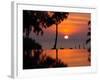 Sunset Over Thailand in the Aftermath of the Tsunami, in Phuket, Thailand-null-Framed Photographic Print