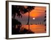 Sunset Over Thailand in the Aftermath of the Tsunami, in Phuket, Thailand-null-Framed Photographic Print