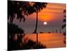 Sunset Over Thailand in the Aftermath of the Tsunami, in Phuket, Thailand-null-Mounted Photographic Print