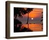 Sunset Over Thailand in the Aftermath of the Tsunami, in Phuket, Thailand-null-Framed Photographic Print