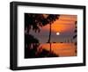 Sunset Over Thailand in the Aftermath of the Tsunami, in Phuket, Thailand-null-Framed Photographic Print