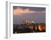 Sunset over the Acropolis, UNESCO World Heritage Site, Athens, Greece, Europe-Martin Child-Framed Photographic Print