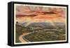 Sunset over the Alleghenies, Pennsylvania-null-Framed Stretched Canvas